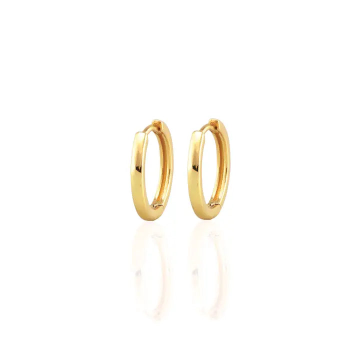Kris Nations – Sunnyside Hoops in 18K Gold Vermeil