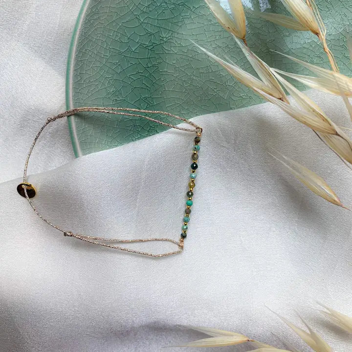 Sophie Deschamps Bijoux – Comanches Bracelet in African Turquoise