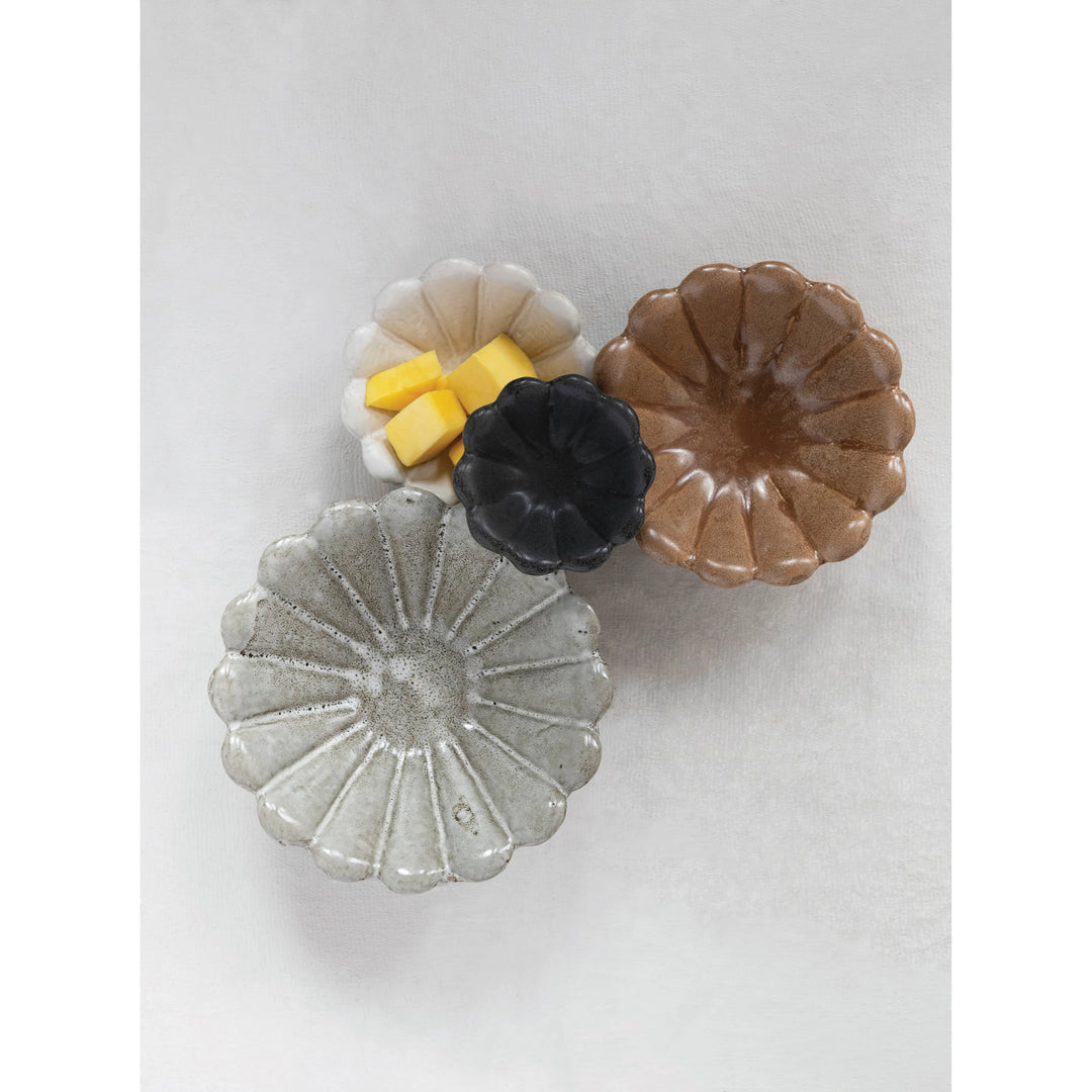 Stoneware Flower Bowl, Multiple Sizes