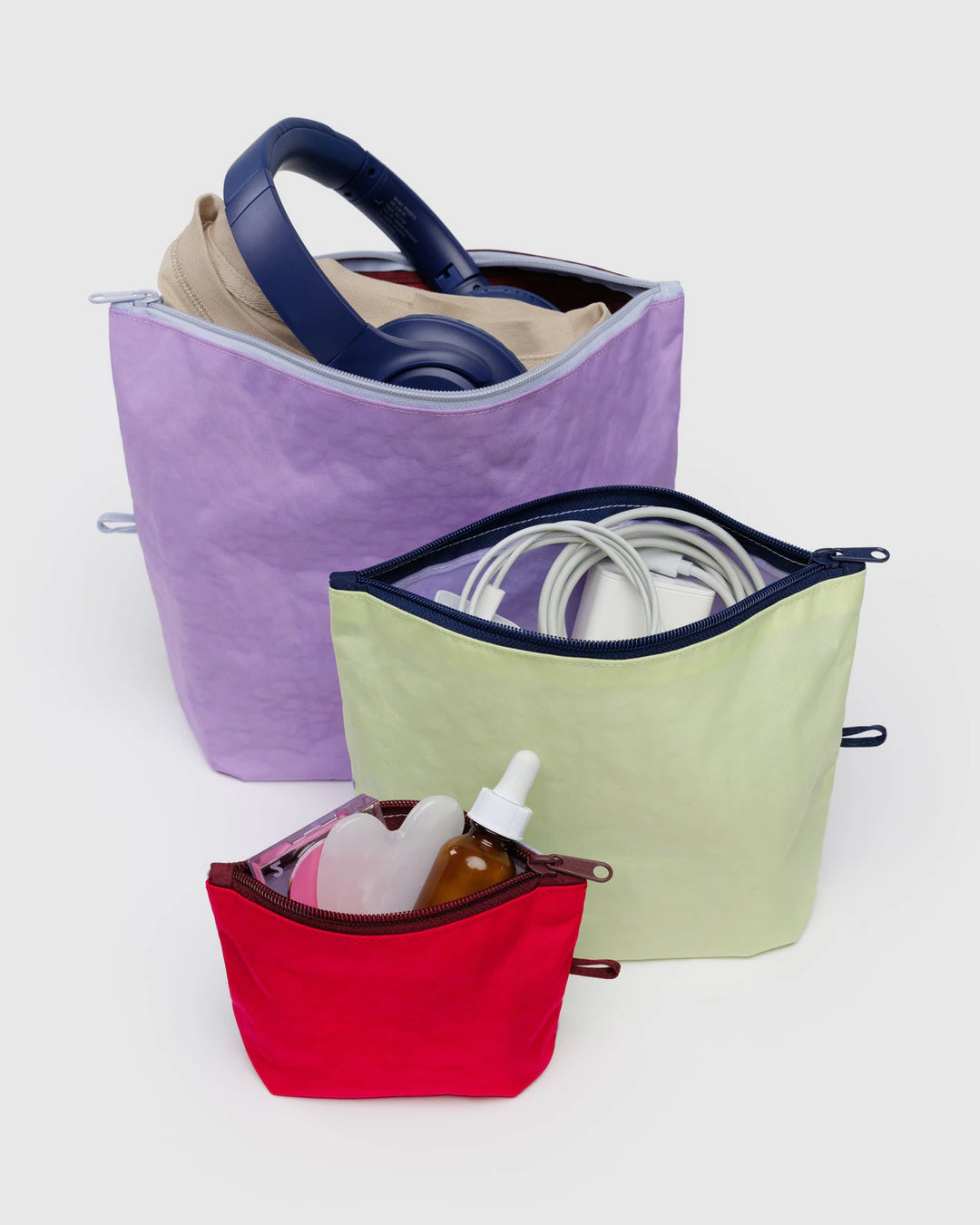 BAGGU - Go Pouch Set in Kaleidoscope Mix