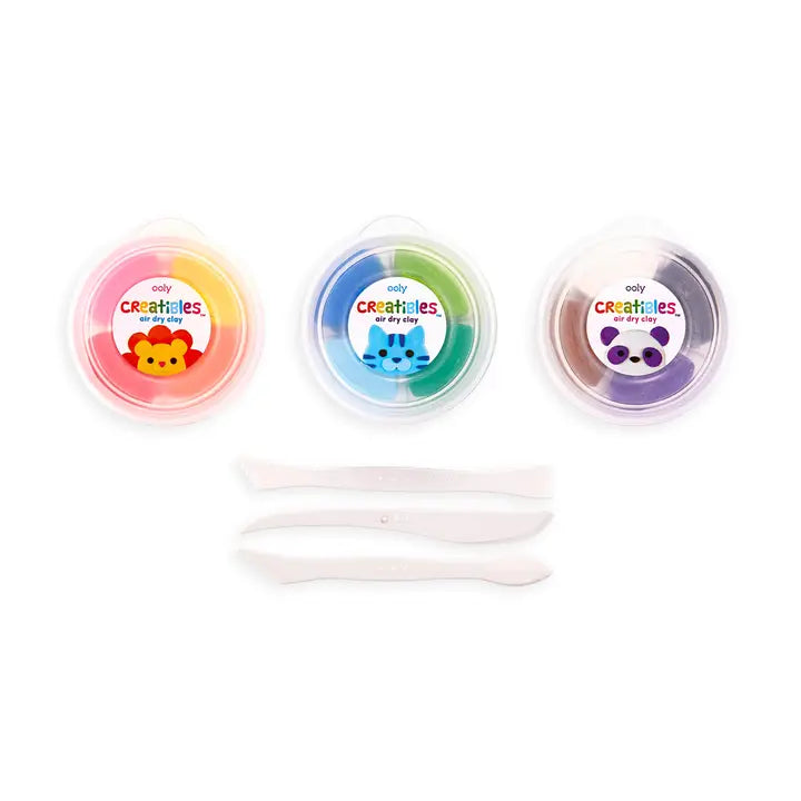 Ooly – Creatibles Air Dry Clay Kit Set of 12 Colors