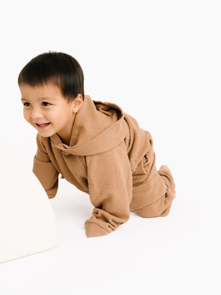 Little One Shop – Waffle Cargo Set in Toasted Almond