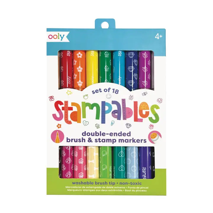 Ooly – Stampables Double Ended Stamp & Brush Markers