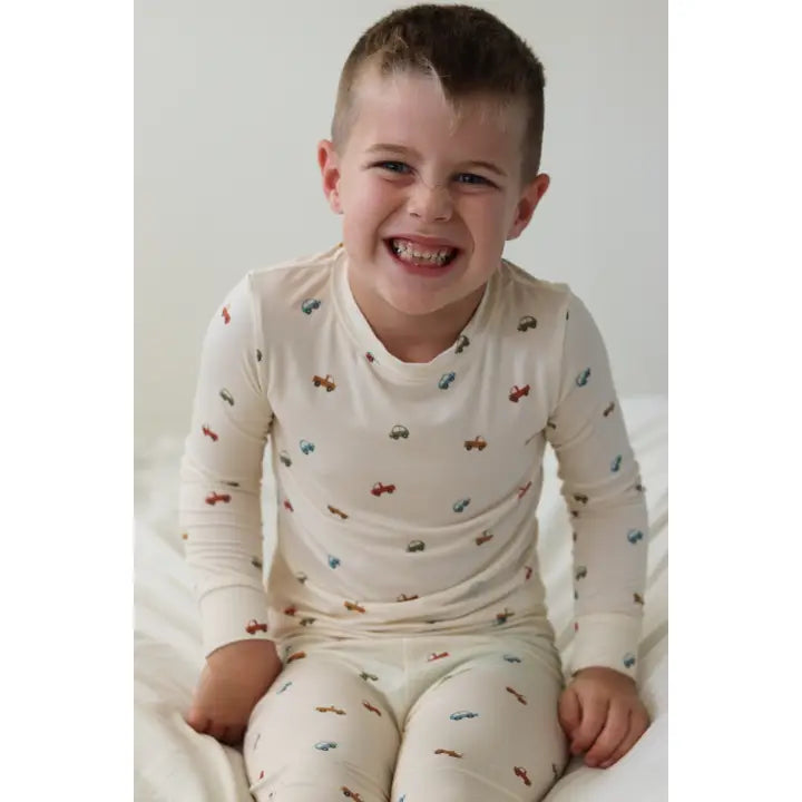 Honeycomb Goods - Two Piece Pajama Set in Cars & Trucks