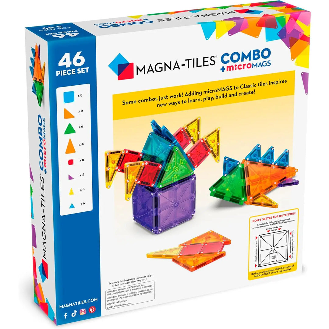 Magna-Tiles - Magna-Tiles Combo 46-Piece Set