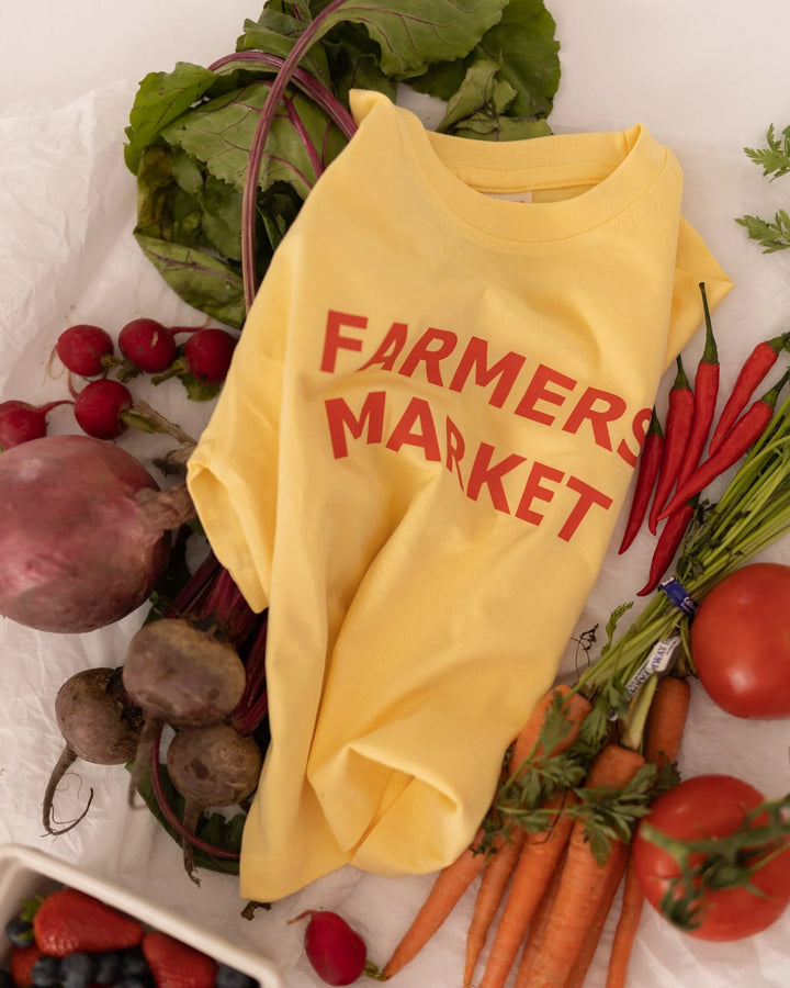 Pigeon Said Please – Farmers Market Tee in Sunlight