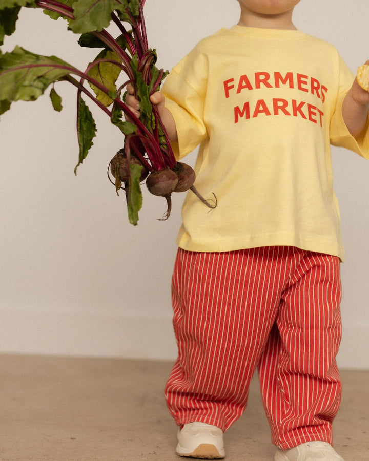 Pigeon Said Please – Farmers Market Tee in Sunlight