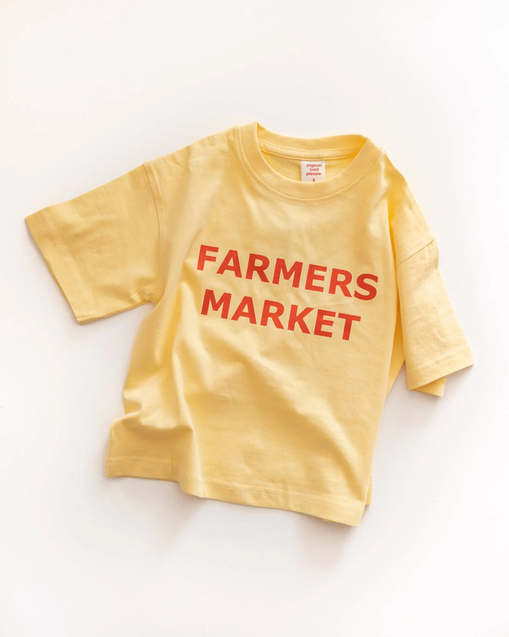 Pigeon Said Please – Farmers Market Tee in Sunlight