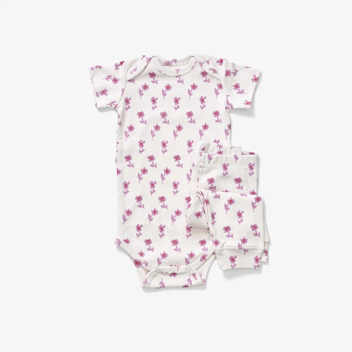 Lewis – Onesie and Pant Set in Petite Fleur Lilac