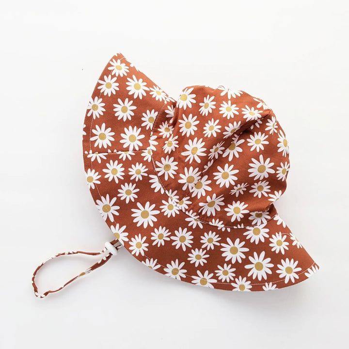 Huggalugs – Ginger Daisy Baby & Toddler Sunhat Upf 50+