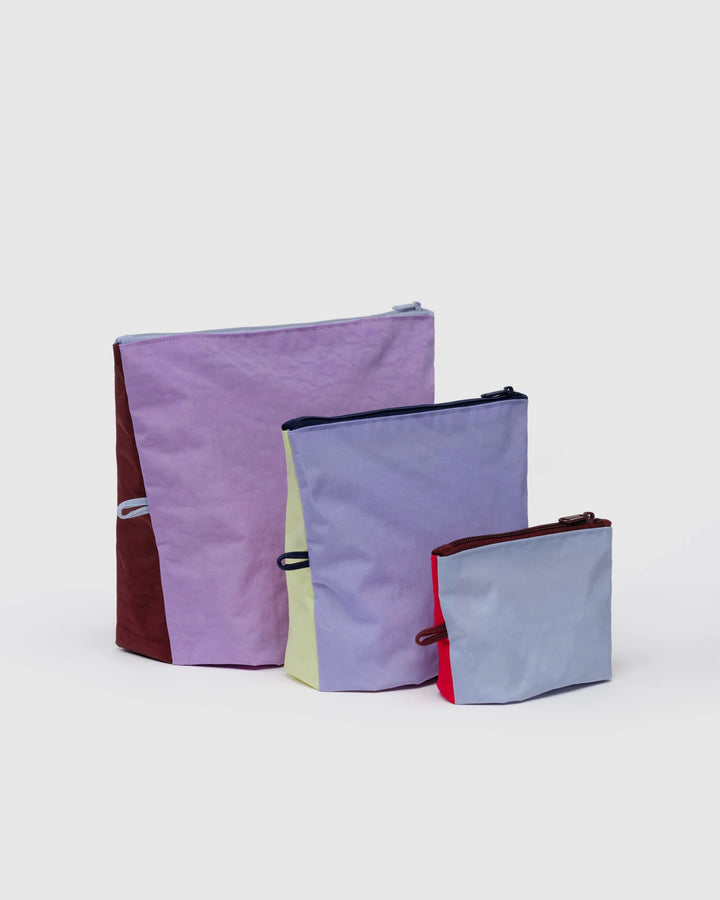 BAGGU - Go Pouch Set in Kaleidoscope Mix
