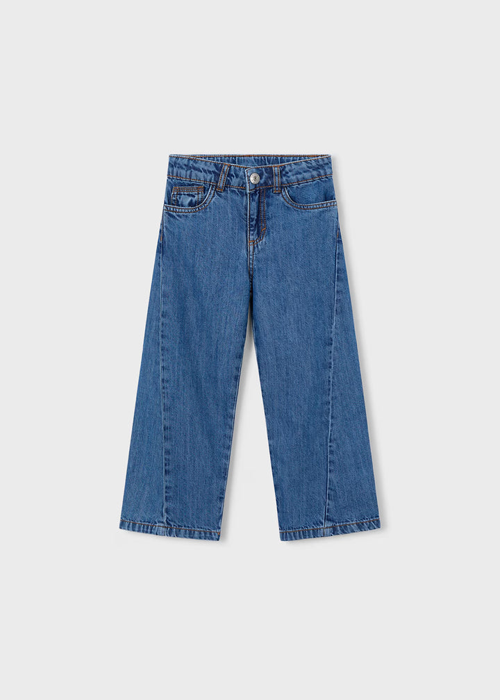 Mayoral – Loose-Fit Wide Jeans in Dark Denim
