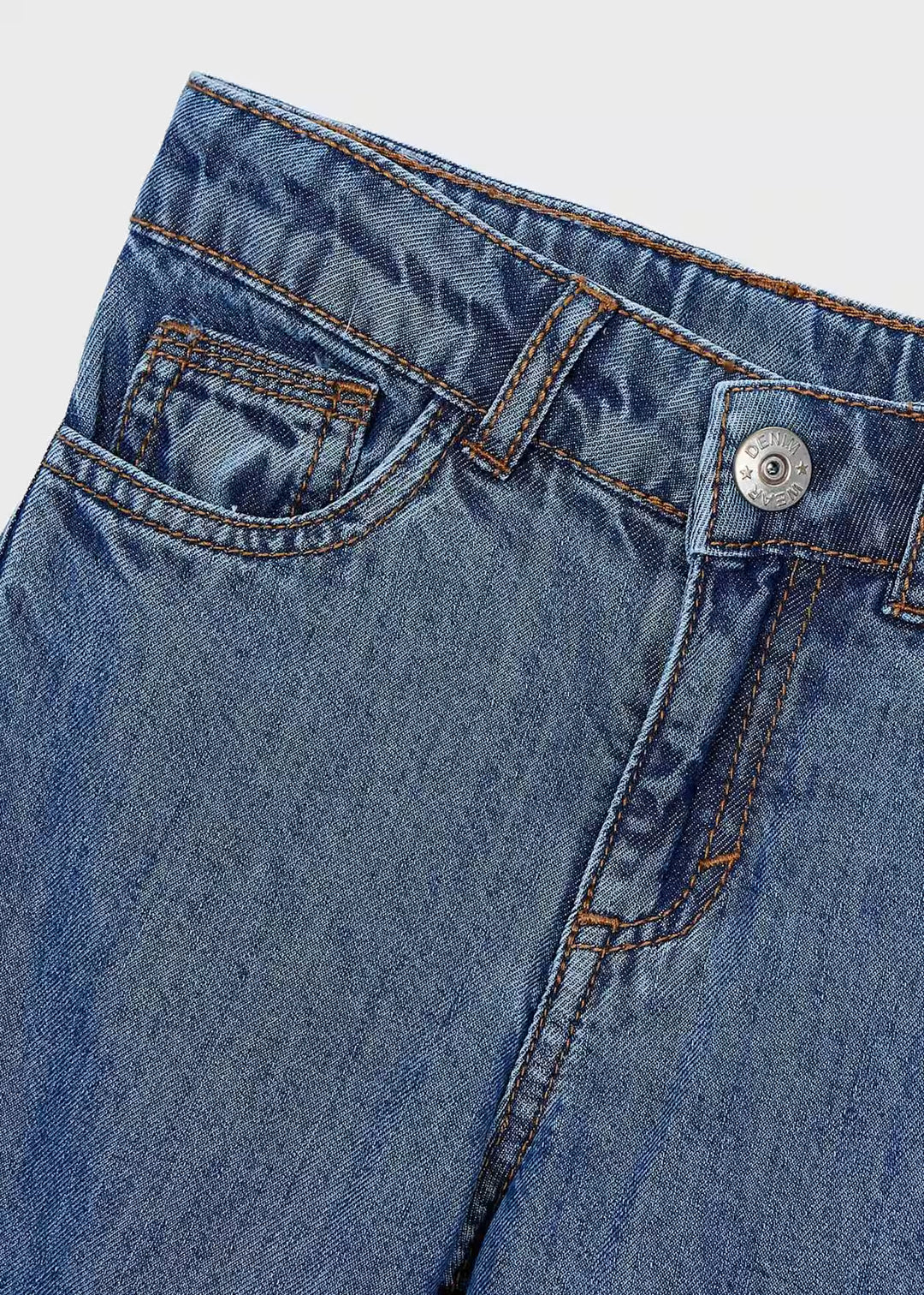 Mayoral – Loose-Fit Wide Jeans in Dark Denim