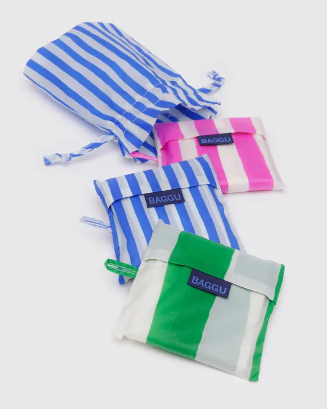 BAGGU - Standard Baggu Set of 3 –– Painted Stripe