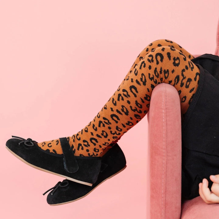 Little Stocking Co. - Knit Tights in Leopard