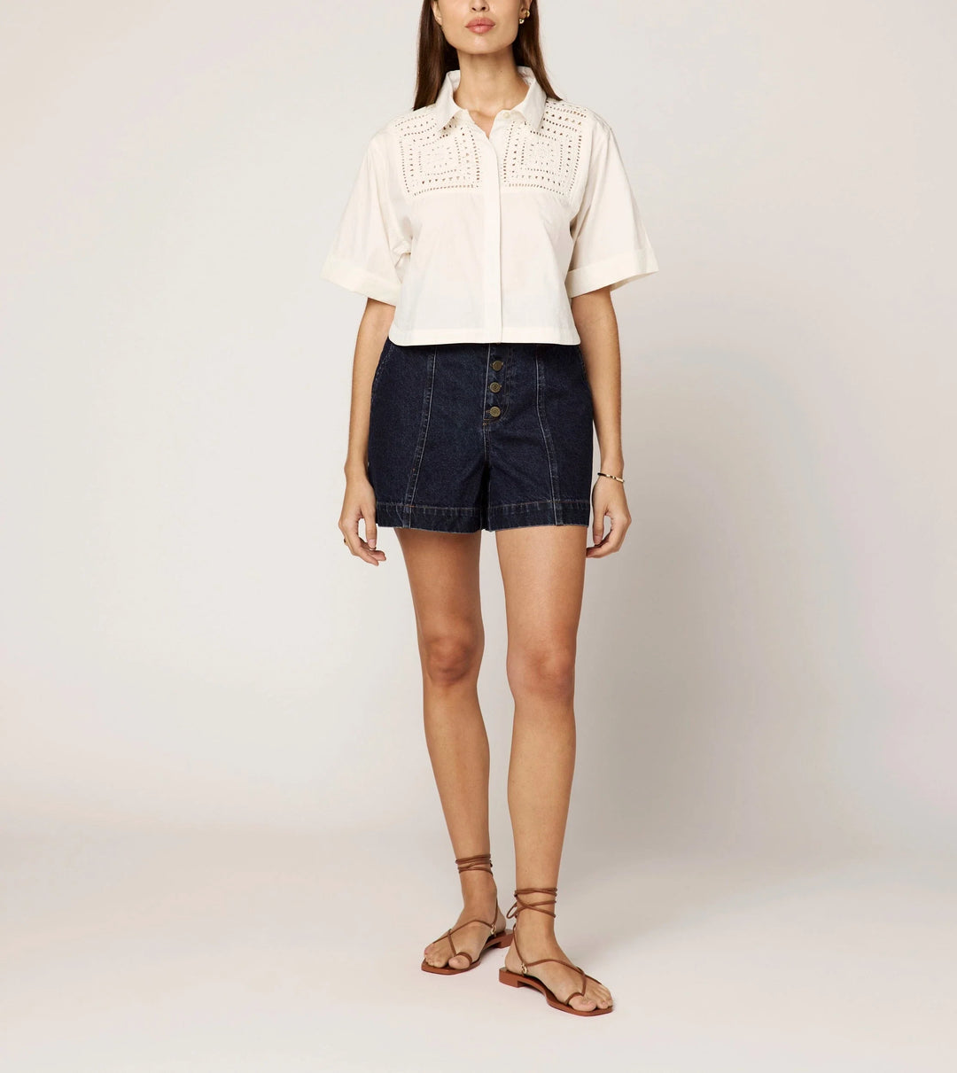 Cleobella – Montana Blouse in Ivory