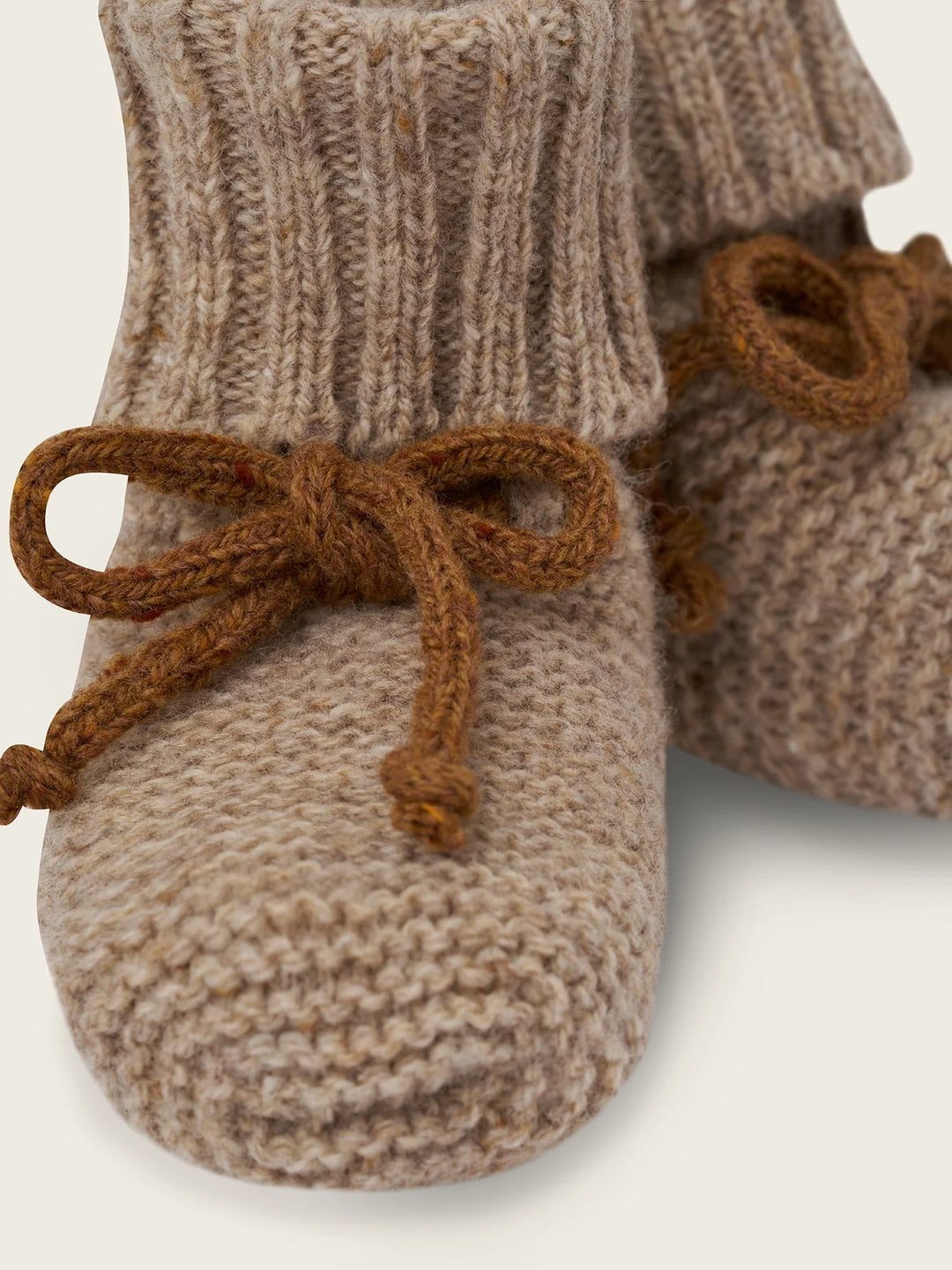 Organic Zoo - Baby Booties in Oatmeal