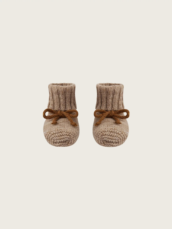 Organic Zoo - Baby Booties in Oatmeal