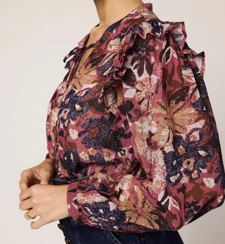 Cleobella – Priya Blouse in Bergamo Print