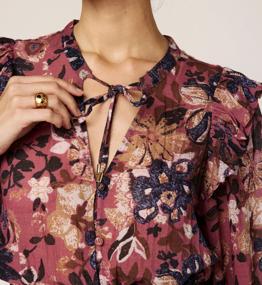 Cleobella – Priya Blouse in Bergamo Print