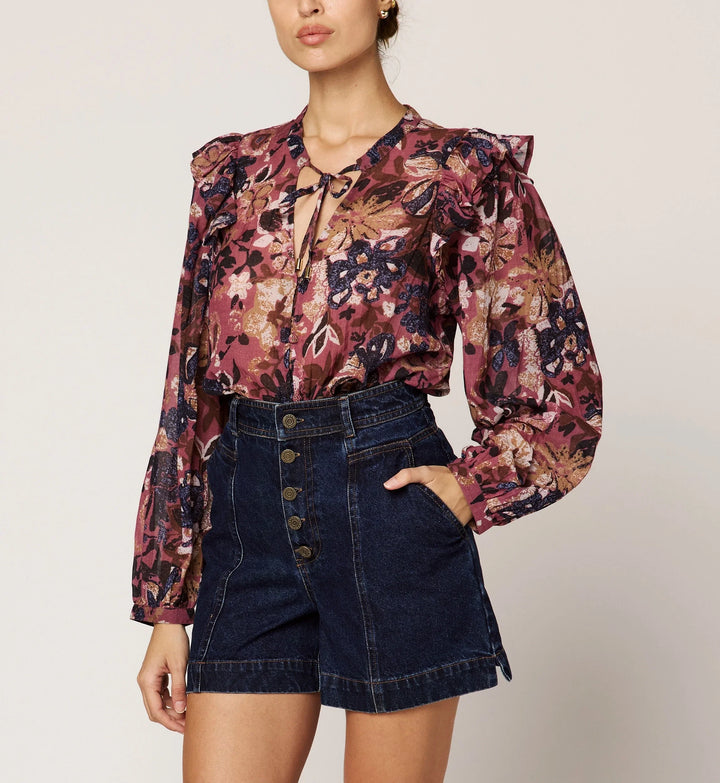 Cleobella – Priya Blouse in Bergamo Print