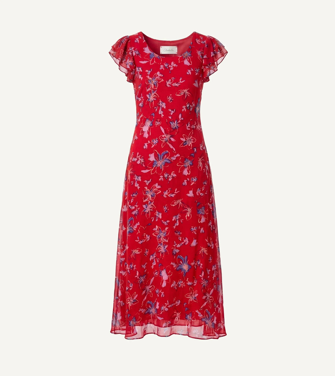 Cleobella – Roxanne Ankle Dress in Fiore Rosso