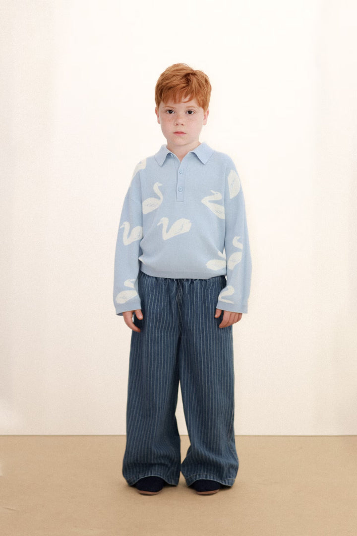 Tiny Cottons – Stripes Denim Pant