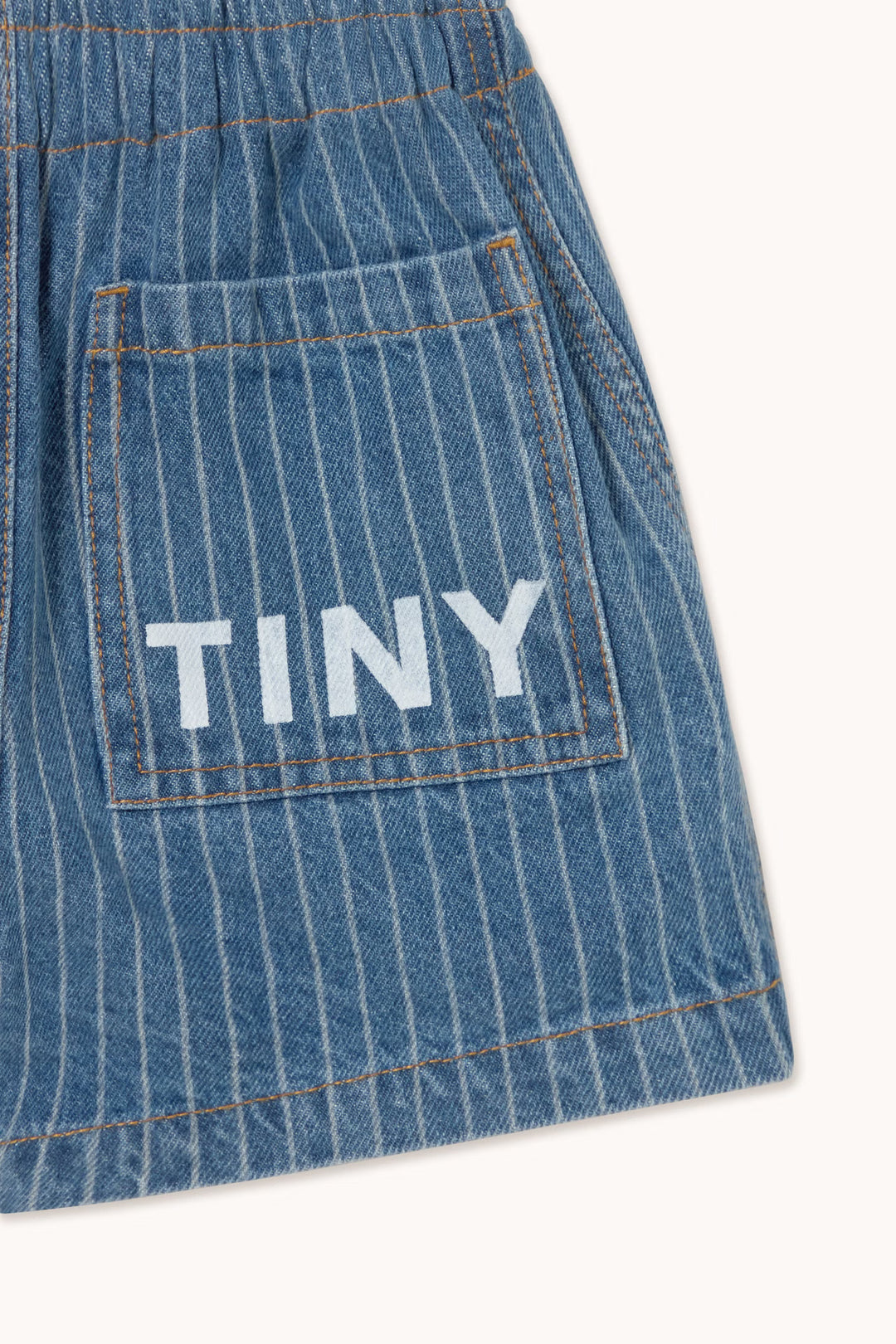 Tiny Cottons – Stripes Denim Shorts