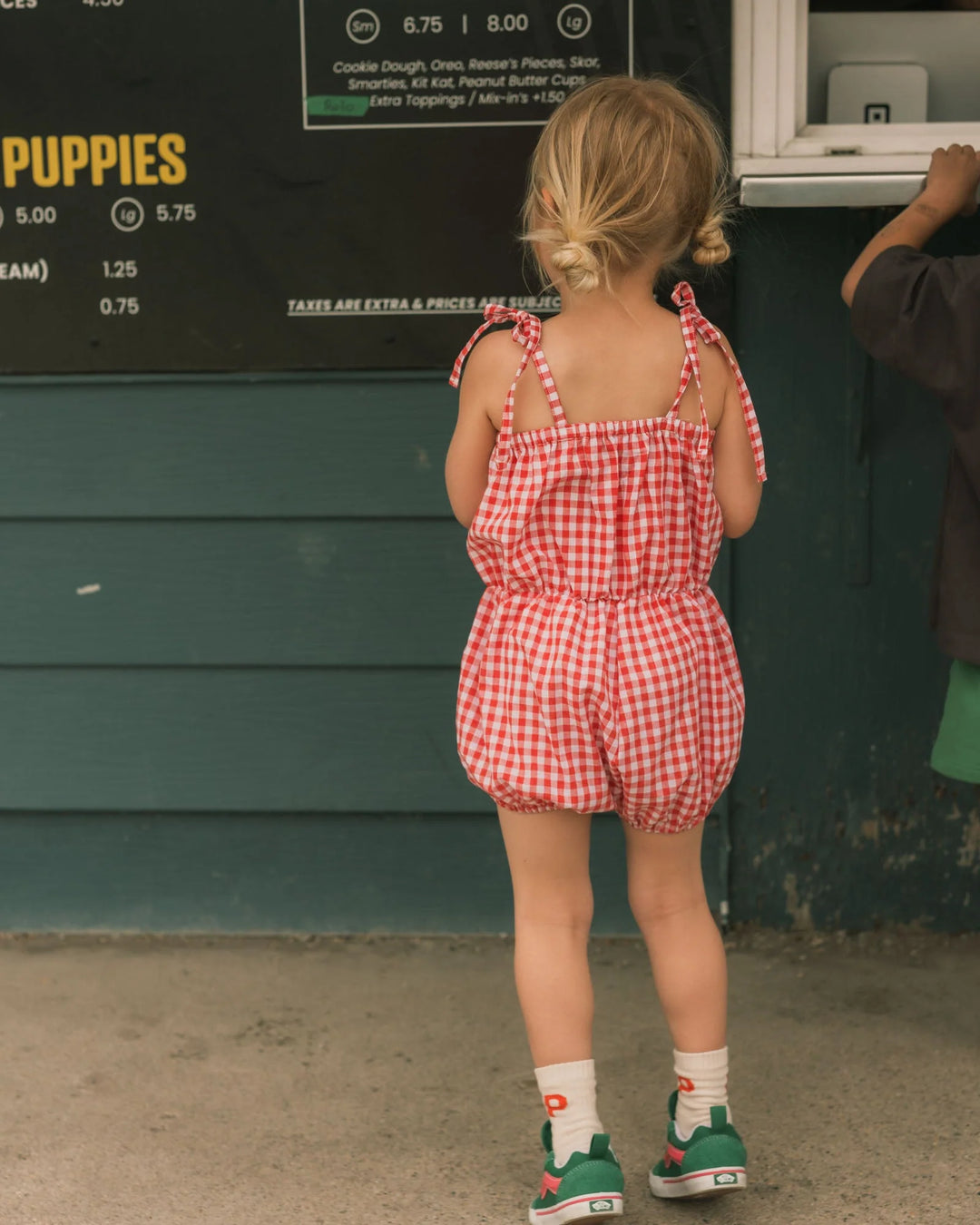 Pigeon Said Please –  Strawberry Field Romper