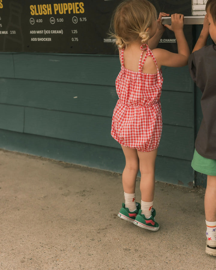 Pigeon Said Please –  Strawberry Field Romper