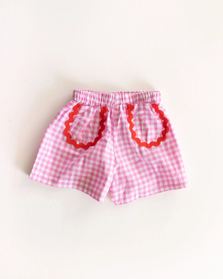 Pigeon Said Please –  Sunday Morning Shorts in Strawberry