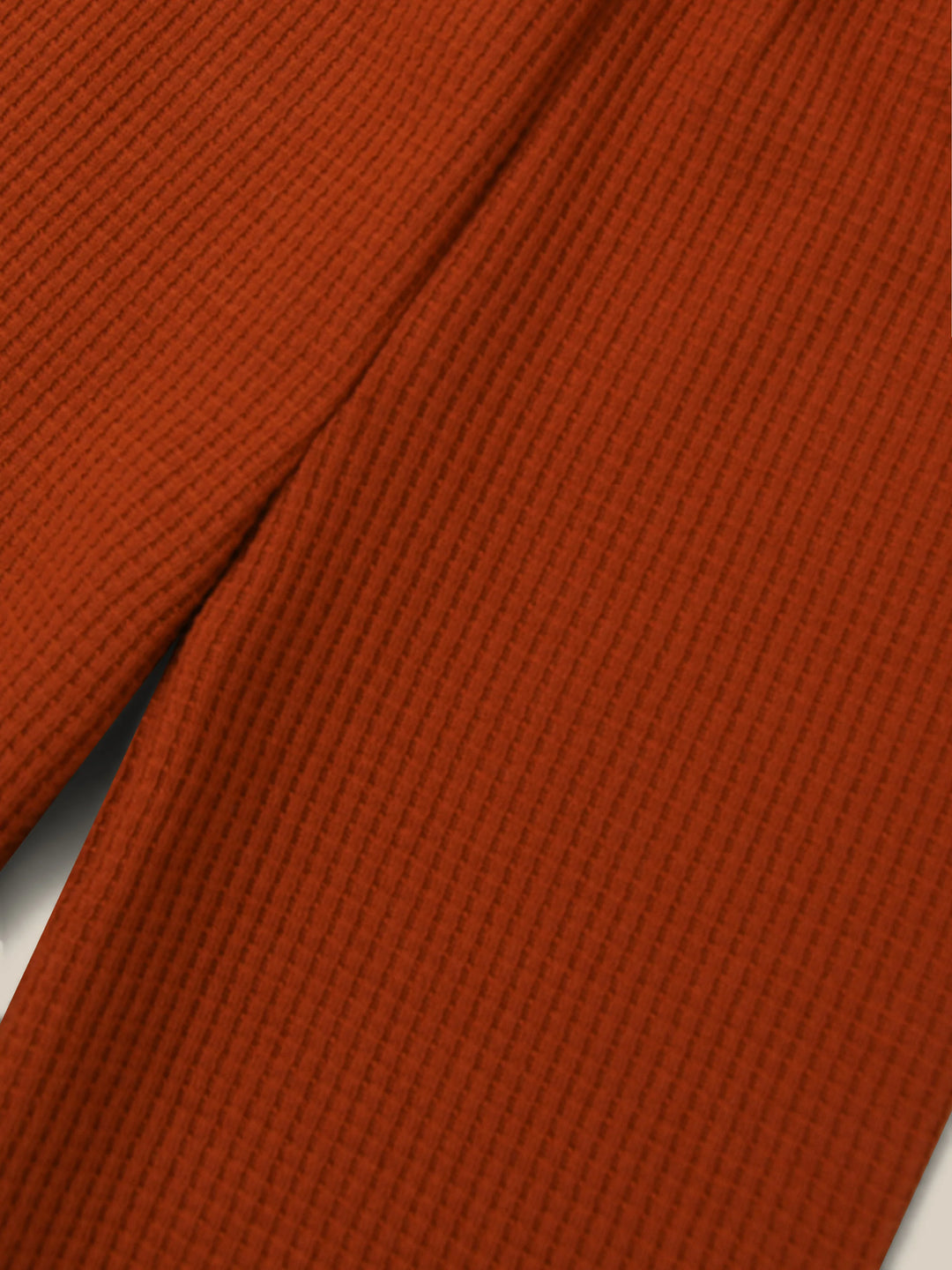 Organic Zoo - Waffle Wide Leg Pants in Paprika