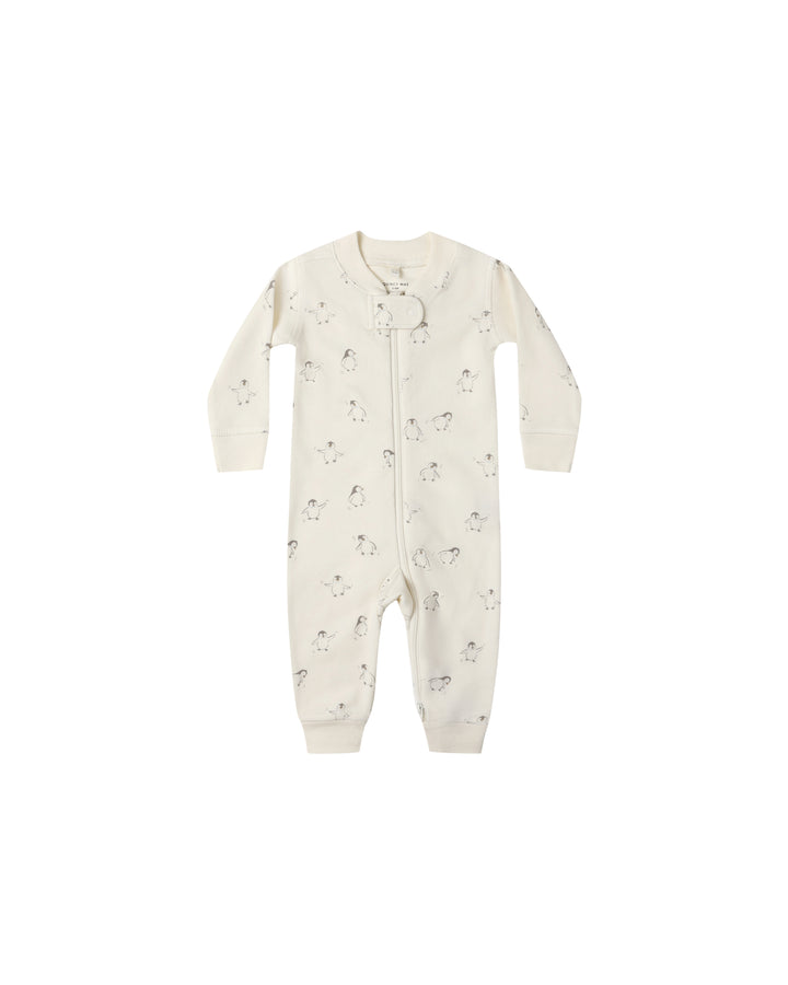 Quincy Mae – Zip Long Sleeve Sleeper in Penguins