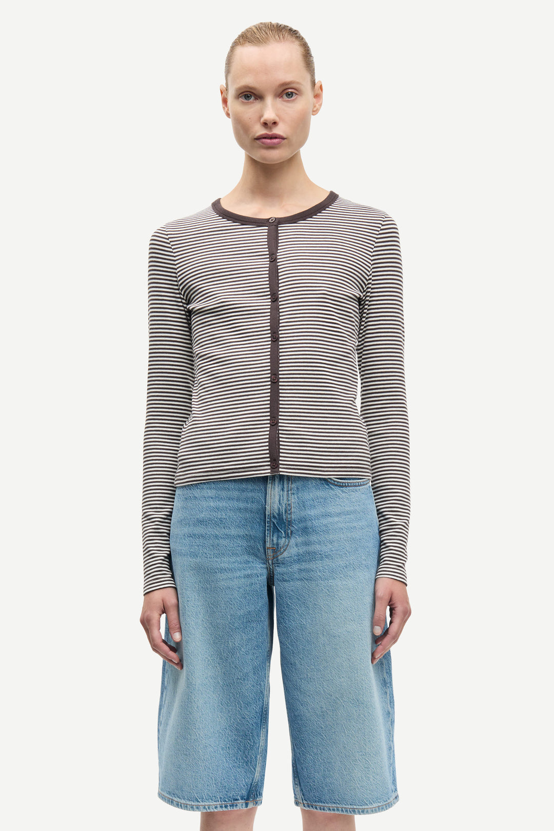 Samsoe Samsoe - Saalexo Cardigan in Mulch