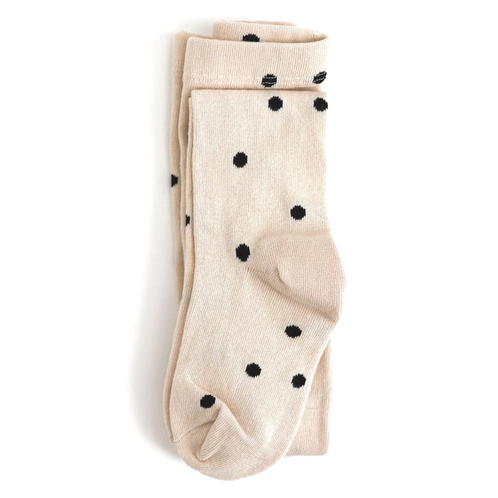 Little Stocking Co. - Knit Tights in Vanilla Dot