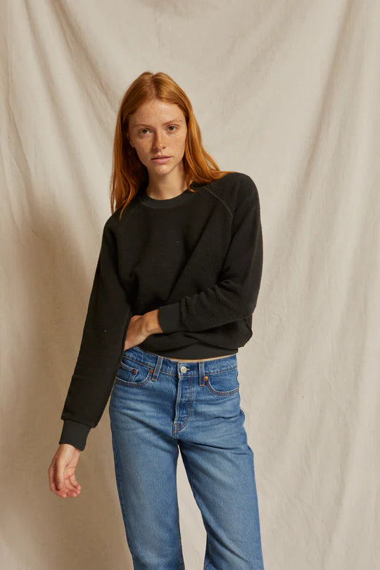 Perfect White Tee - Ziggy Sweatshirt in Vintage Black