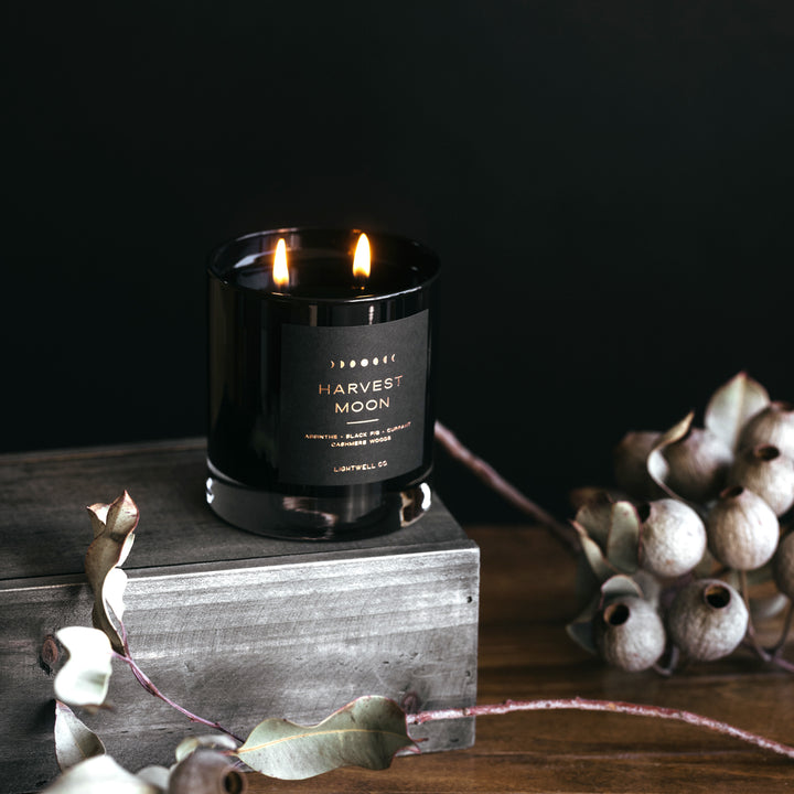 Lightwell Co. - Harvest Moon Black Tumbler Candle