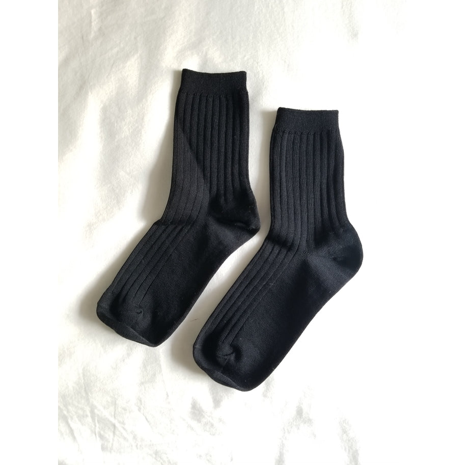 Le Bon Shoppe - Mercerized Combed Cotton Rib Socks