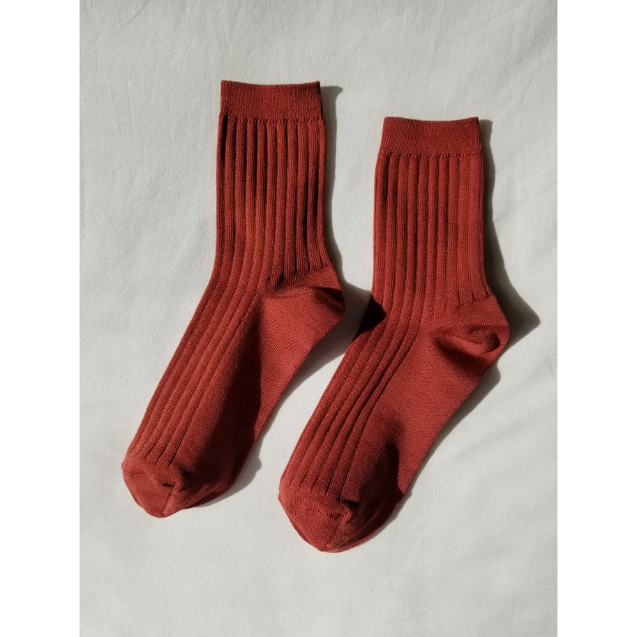 Le Bon Shoppe - Mercerized Combed Cotton Rib Socks