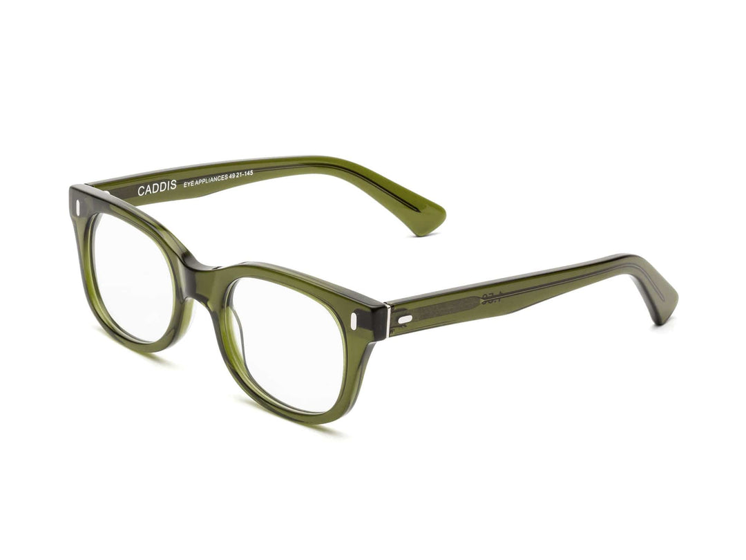 Caddis – Bixby Reading/Bluelight Glasses in Heritage Green