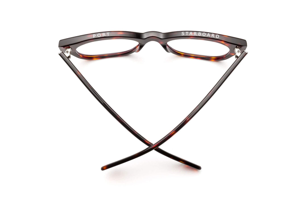 Caddis – Miklos Blue Light + Reading Glasses in Polished Turtle