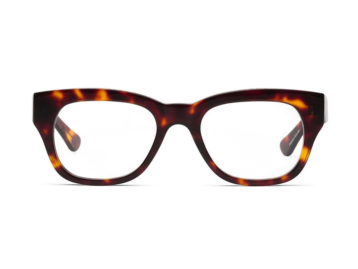 Caddis – Miklos Blue Light + Reading Glasses in Polished Turtle