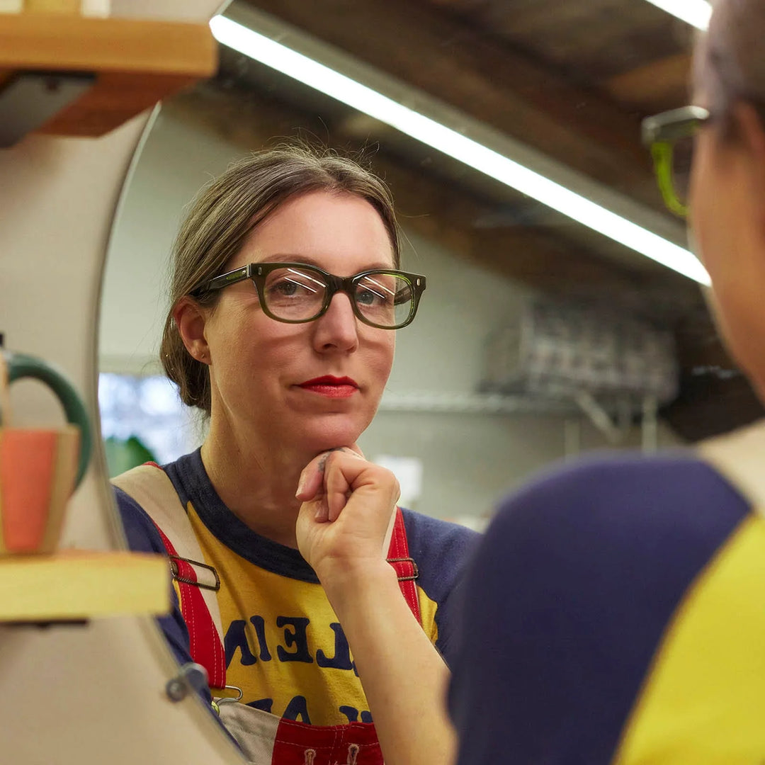 Caddis – Bixby Reading/Bluelight Glasses in Heritage Green