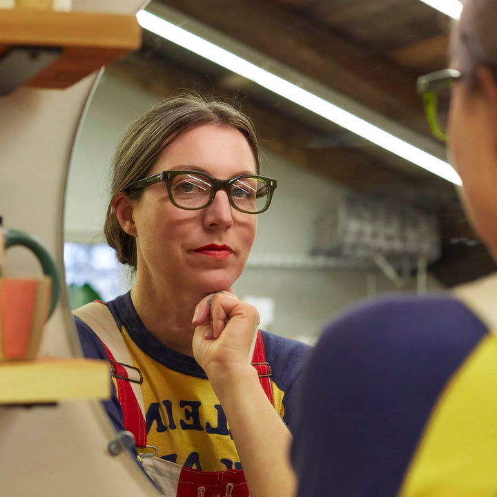 Caddis – Bixby Reading/Bluelight Glasses in Heritage Green